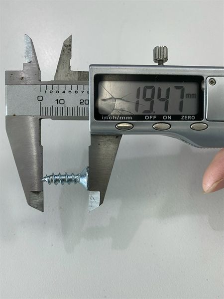 Vít đầu bằng răng nhuyễn M6, màu trắng-ZS625SN