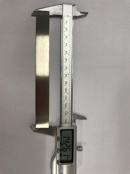 Tay nắm tủ bằng hợp kim đúc, cong nhẹ màu nikel 128mm HD044-HD044