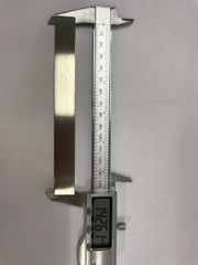 Tay nắm tủ bằng hợp kim đúc, cong nhẹ màu nikel 128mm HD044-HD044