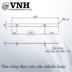 Thanh la, sơn đen mờ - VNH474204