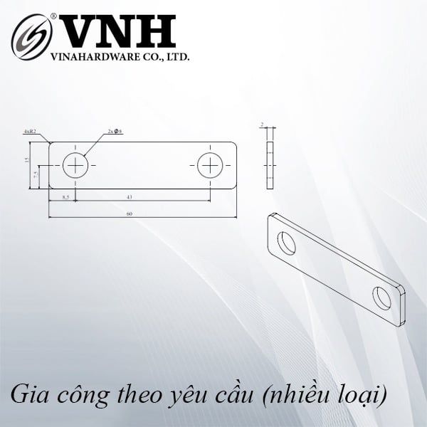 Pat (bas) sắt, hàng phôi -VNH86015P
