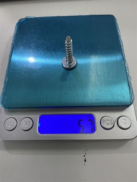 Vít gỗ lục giác chìm M6, màu trắng - VGLGC630W