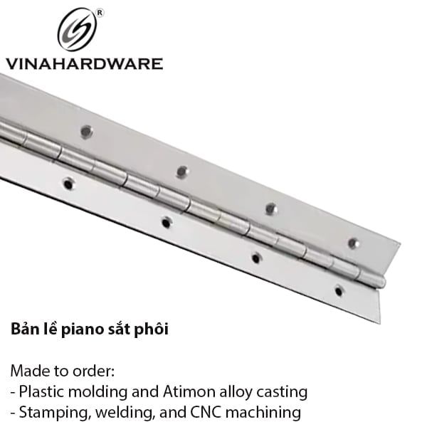 Bản Lề Piano Xi Mạ Nikel 1240.1.37009