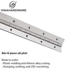 Bản Lề Piano Xi Mạ Nikel 1240.1.37009