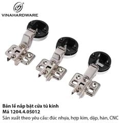 Bản lề nắp bật cửa tủ kính - Mã 1204.4.05012