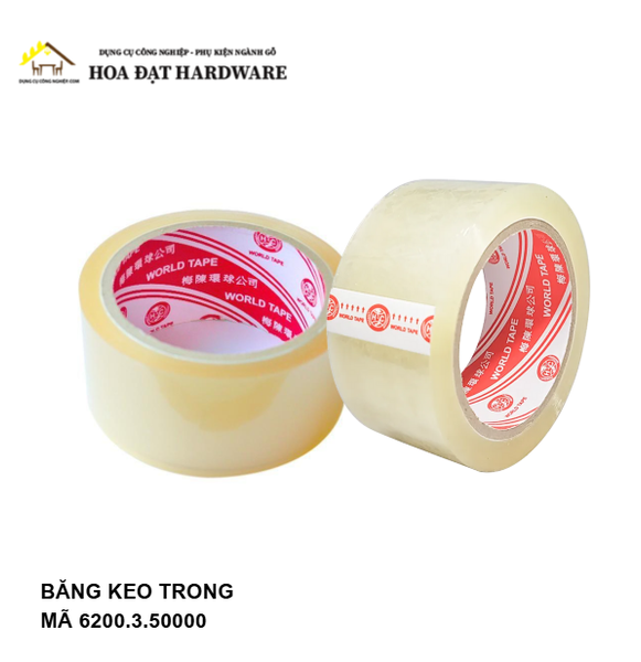 Băng Keo Trong Dán Thùng Carton – Mã 6200.3.50650