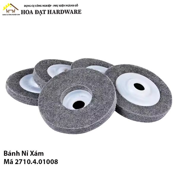 Bánh Nỉ Xám Lõi Nhựa Cho Máy Cầm Tay - Mã 2710.4.01008