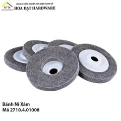 Bánh Nỉ Xám Lõi Nhựa Cho Máy Cầm Tay - Mã 2710.4.01008
