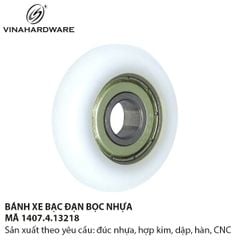 Bánh Xe Bọc Nhựa PU 1407.4.13218 – Giải Pháp Hiệu Quả Cho Cửa Lùa & Ray Trượt