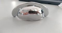 Tay nắm sò, nikel bóng, 73mm Vinahardware- HD0029