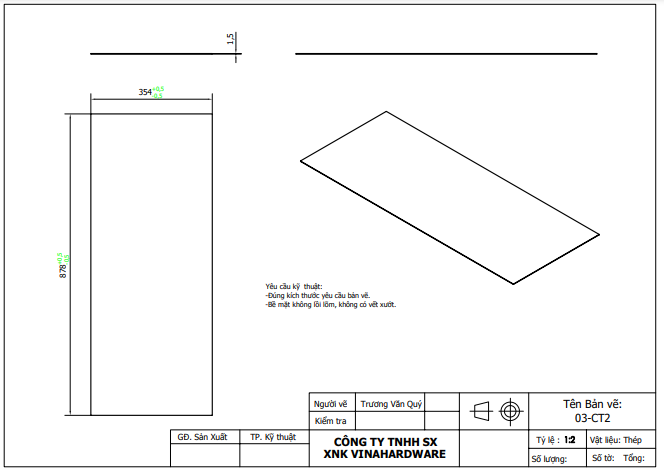 Sắt tấm - HDMF382 - VNH431389