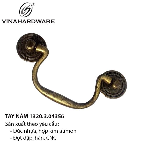 Tay nắm tủ móc lơi