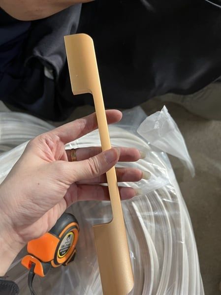 Tay nắm tủ hợp kim nhôm loại nặng, màu vàng hồng - HD0401H256