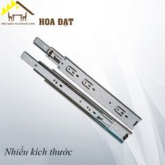 Ray trượt bi 3 tầng, bản 35, màu trắng NEO ngăn hộc kéo