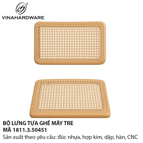 Bộ Lưng Ghế & Mặt Ngồi Mây Tre 1811.3.50451
