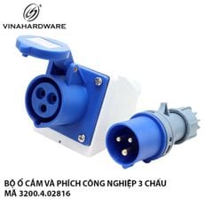Ổ & Phích Cắm Công Nghiệp 3 Chấu - 3200.4.02816