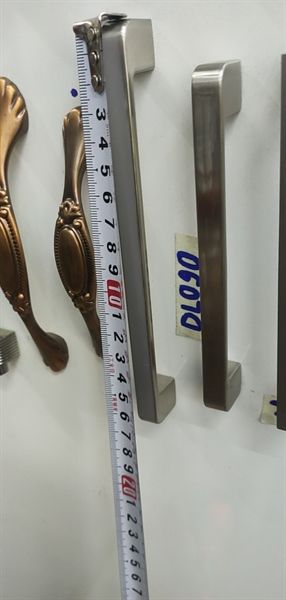 Tay nắm 160mm, hợp kim kẽm, màu trắng inox Vina - HD0402N160-HD0402N160