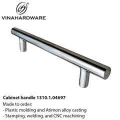 Tay nắm đũa hợp kim, phi 12, loại nhẹ - màu vàng đồng-HD0046D96A