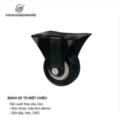 Bánh xe tủ một chiều, màu đen Vinahardware - CT5073