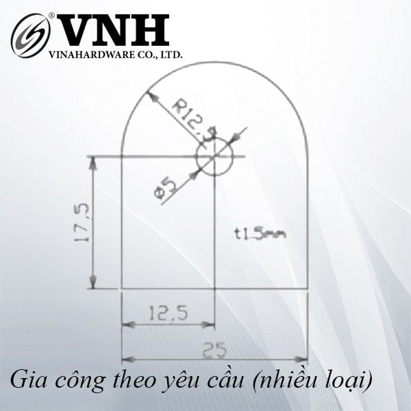 Pat (bas) sắt, hàng phôi - VNH175252P