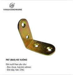 Pat (bas) ke vuông bảy màu hai lỗ vít Vinahardware - P63913