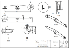 Tay nâng cửa compass Inox 201 NANCB - CPI09I201
