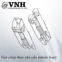 Bản lề 147x44x1.5mm, xi trắng - VNH1474415