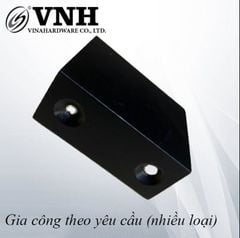 Tay nắm nhôm Vinahardware hình V, sơn đen - VNH001282