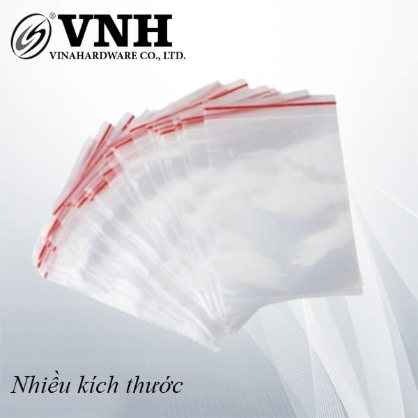 Túi Zip, viền đỏ - VNH152021