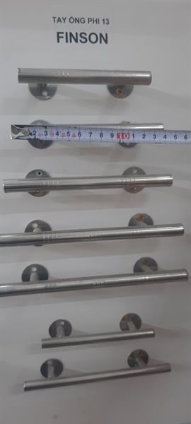 Tay nắm tủ phi 13mm, inox 201 - HD13I201