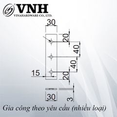 Pat (bas) sắt vai giường, sơn tĩnh điện trắng bóng - VNH1203003T