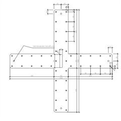 Pat (bas) sắt sơn đen mờ Vinahardware - VNH5444655B