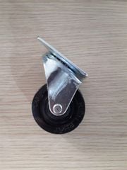 Bánh xe cao su đế bằng, không khóa, phi 50mm Vinahardware - CT5023KK