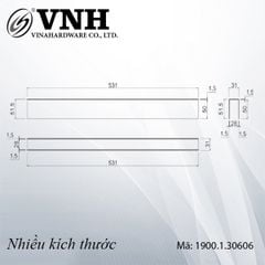 Thanh sắt U, sơn đen mờ - VNH2923546
