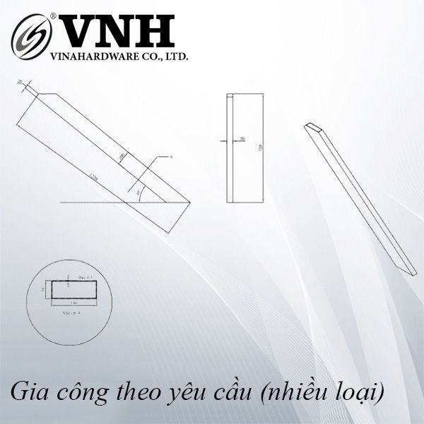 Pat (bas) sắt, sơn đen cát - VNH501238
