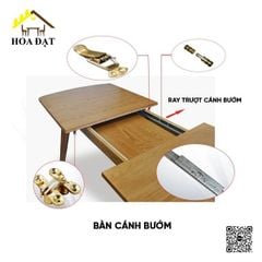 Ray trượt bàn cánh bướm, bản 48mm