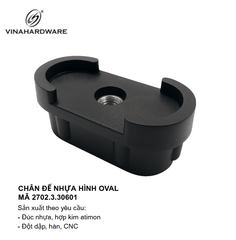 Khung Bàn Thép Sơn Tĩnh Điện Oval Lắp Ráp - Màu Đen – Vinahardware 2300.1.11846