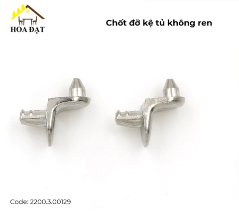 Chốt Đỡ Kệ Tủ Không Ren Vinahardware - Mã 2200.3.00124