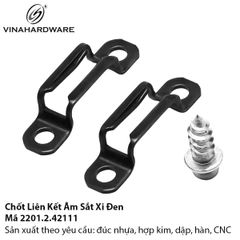 Pát Chốt Gài Âm 2 Chiều Xi Đen 2201.2.42111