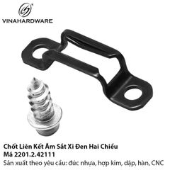 Pát Chốt Gài Âm 2 Chiều Xi Đen 2201.2.42111