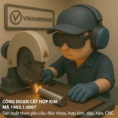 Công đoạn 1903.1.0007: Cắt ống & thép đặc