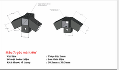 Pat (bas) sắt, sơn đen mờ Vinahardware - VNH69352B
