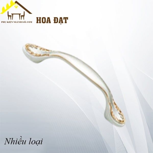 Tay nắm tủ hợp kim, màu trắng sữa - HD031D128