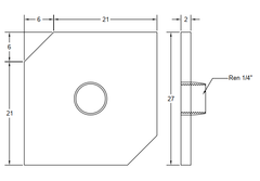Pat sắt lớn 27x27x2mm - VNH0108