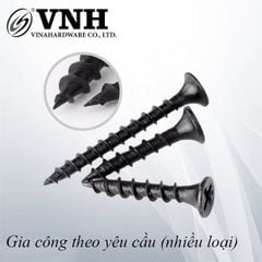 Vít đầu bằng răng thưa, thân ốm M4, hàng phôi- VG420TP