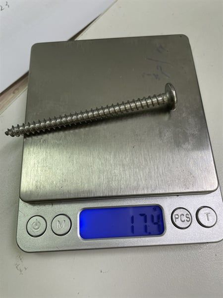 Vít gỗ lục giác chìm M7, inox 304 - VGLGC760IN