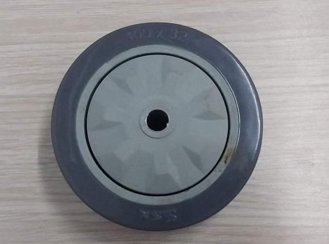 Bánh xe nhựa không càng đường kính 100mm Vinahardware - CT100K