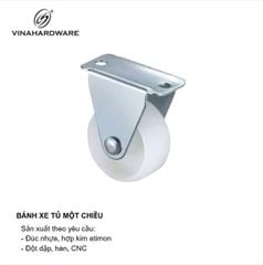 Bánh xe tủ một chiều, màu trắng Vinahardware - CT09966D30T