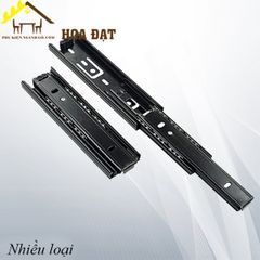 Ray bi 3 tầng, bản 35, màu đen KP ngăn hộc kéo