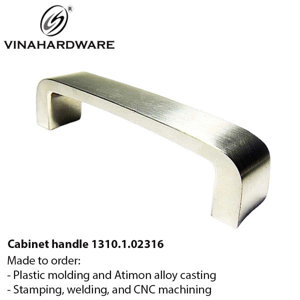 Tay nắm tủ hợp kim atimon xi mạ nikel